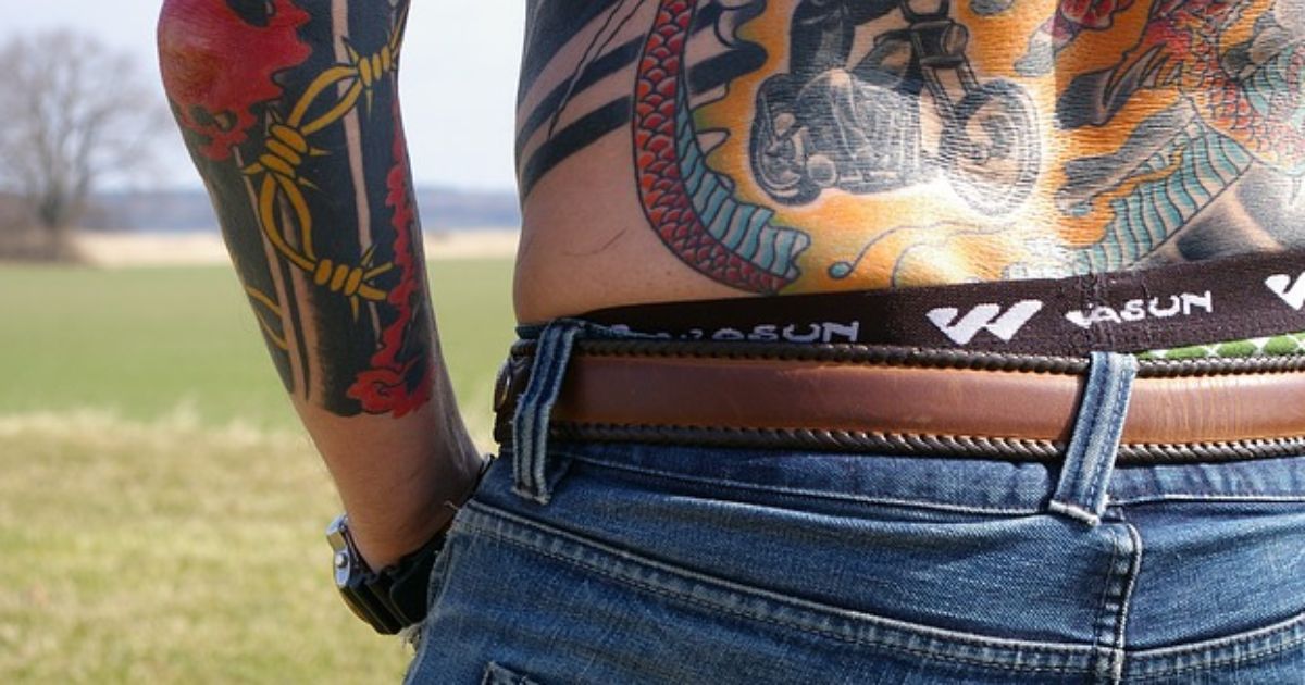 Dieser Mann hat ein verrücktes Tattoo
