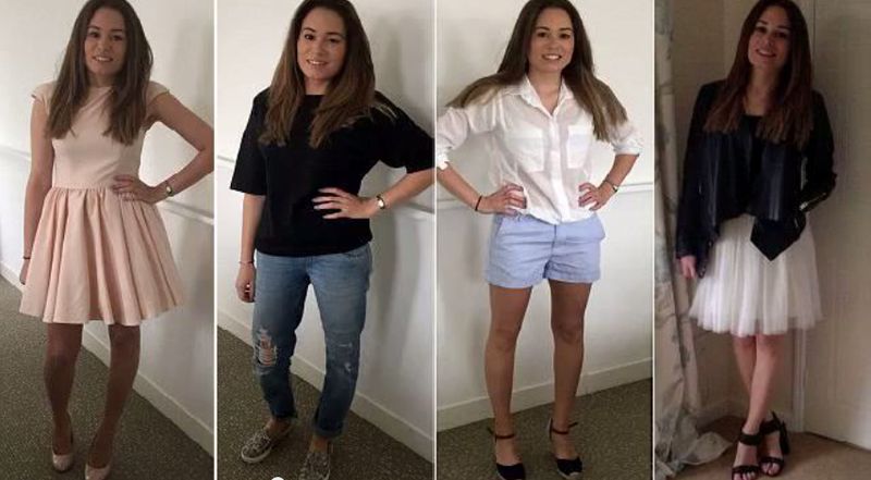 25-jährige Britin trägt jedes Outfit nur einmal