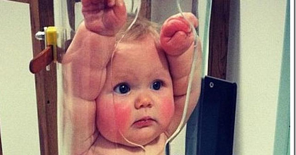 So sieht ein Baby beim