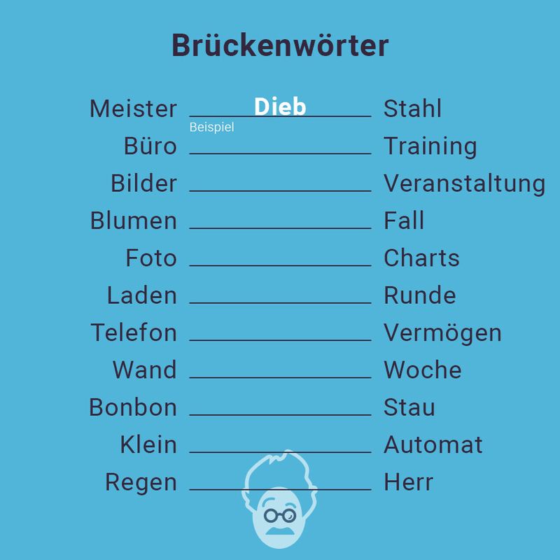 Das Brückenwörter-Rätsel!