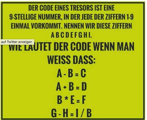 Dieses Rätsel knackst du nur, wenn du kreativ bist!