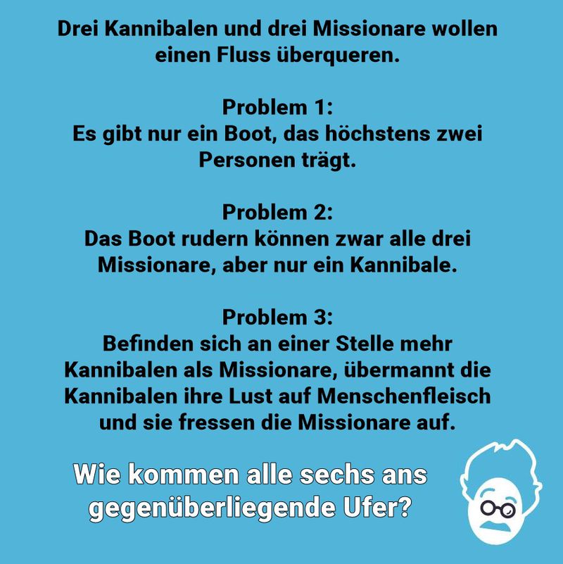 Überfahrt mit Kannibalen