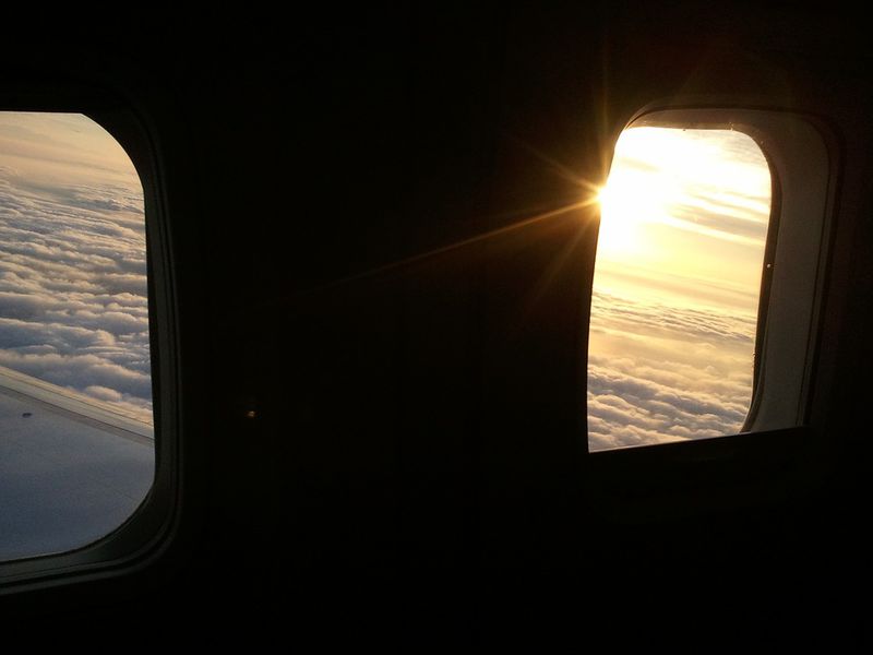 Darum sind Flugzeugfenster immer rund: