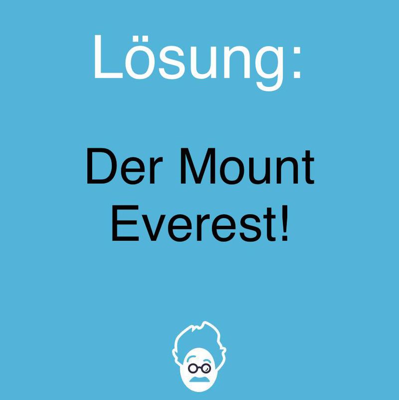 Mount Everest!