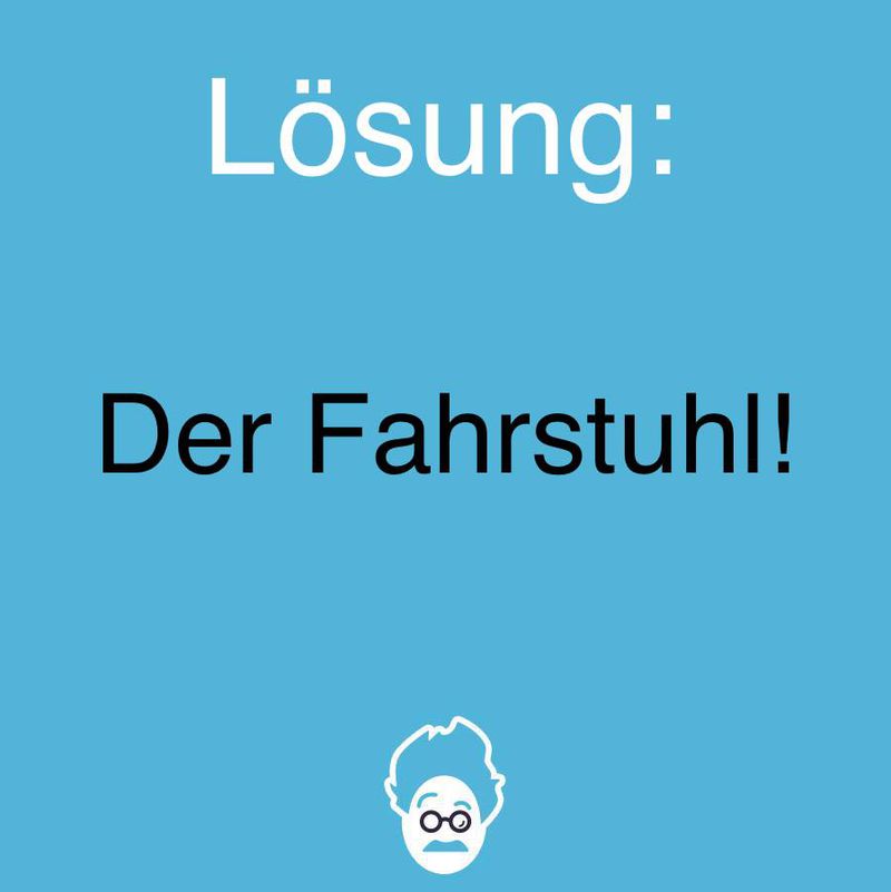 Stuhl ohne Beine!