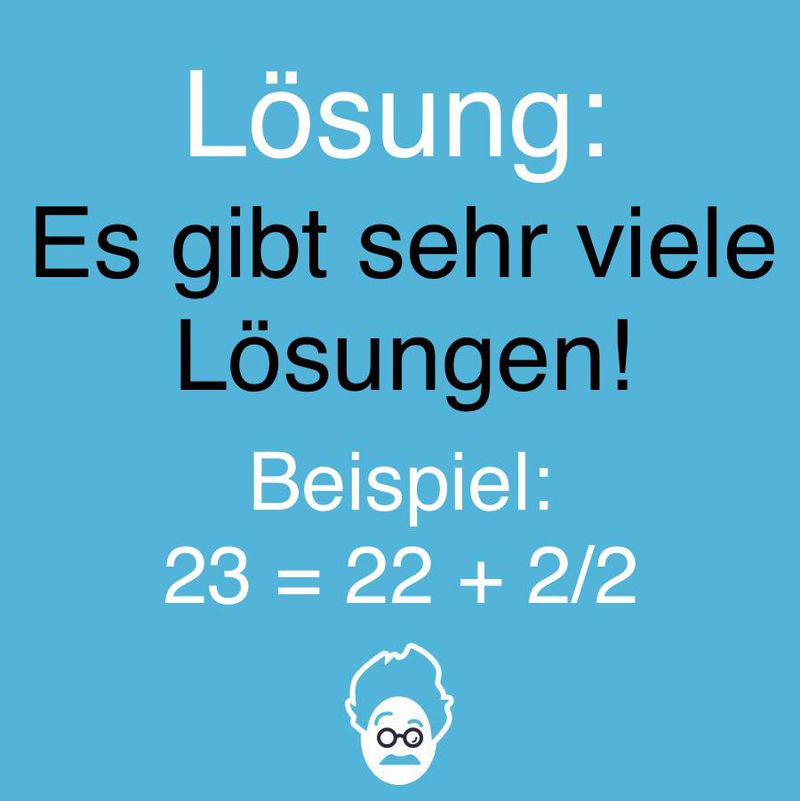 Das Zahlenrätsel!