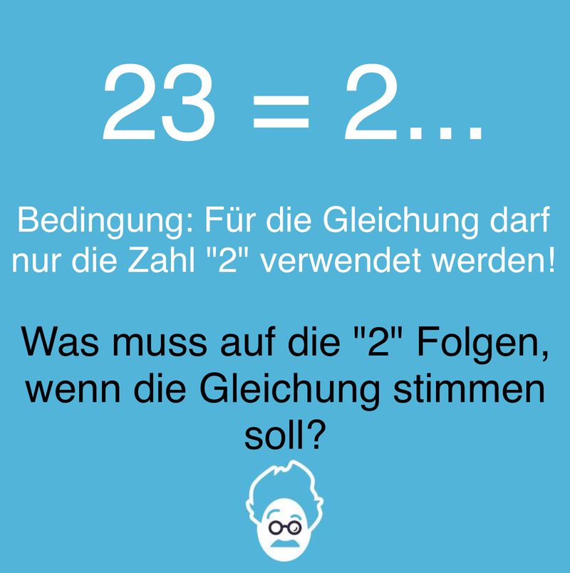 Das Zahlenrätsel!