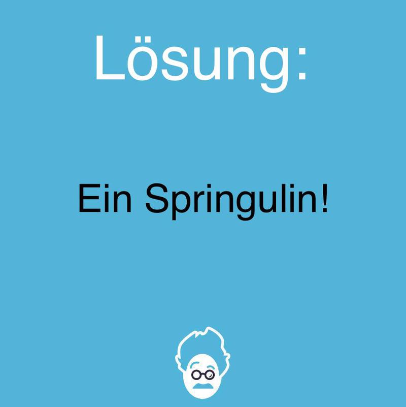 Scherzfrage!