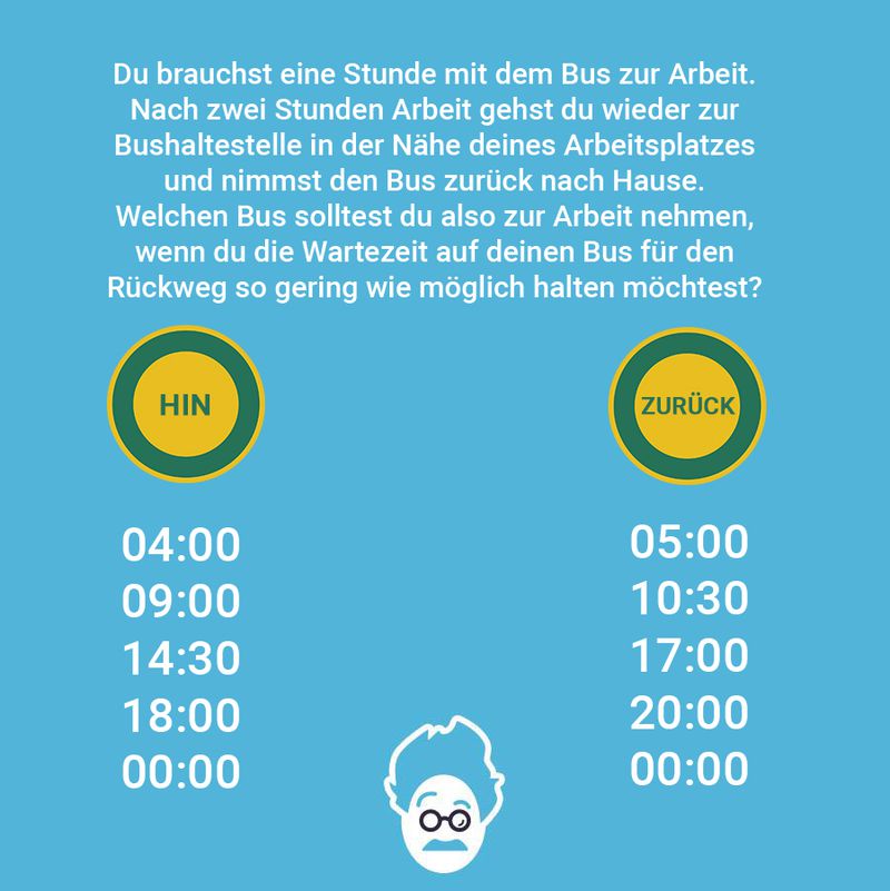 Ab zur Arbeit