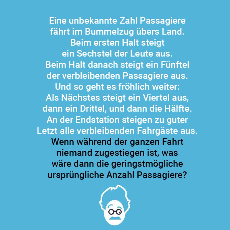 Die Zugfahrt