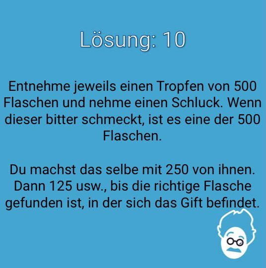 Die vergiftete Flasche