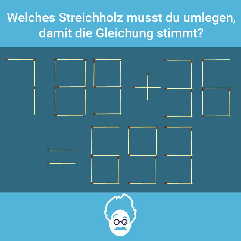 Das entscheidende Streichholz