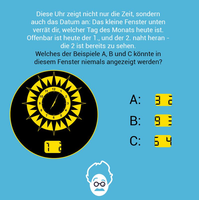 Die Datumsuhr