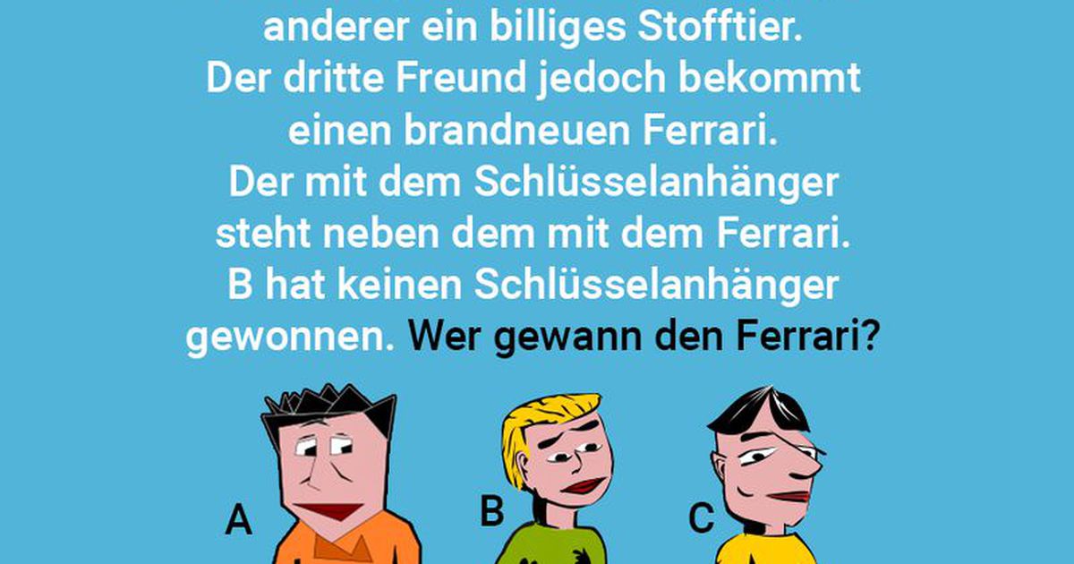 Wer gewinnt den Ferrari?