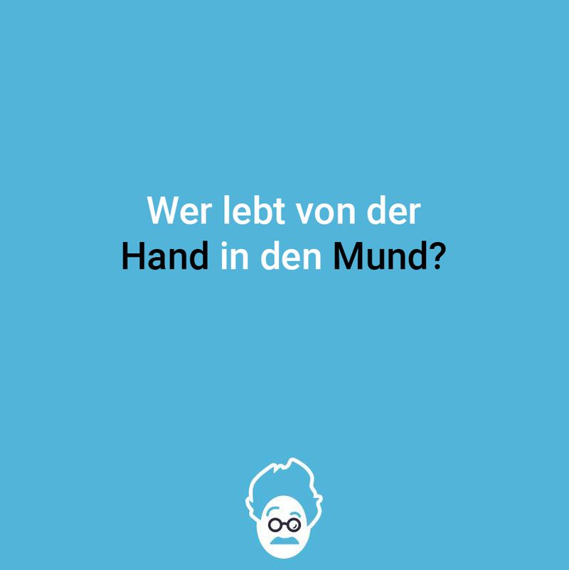 Hand und Mund