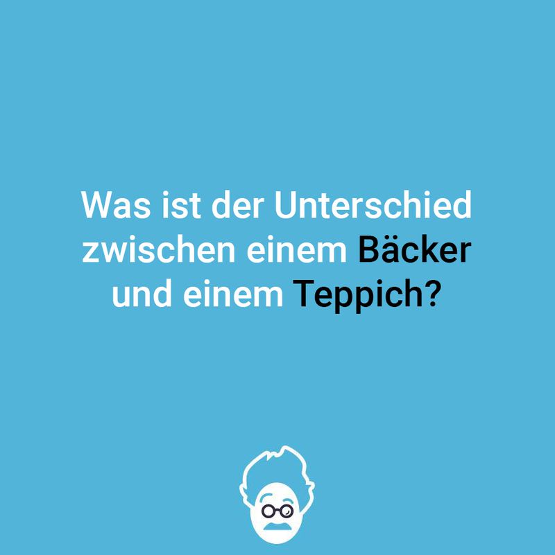 Bäcker vs. Teppich