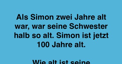 Eine Frage des Alters