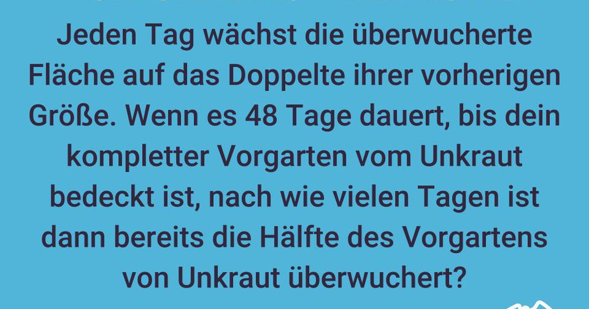 Das bedrohliche Unkraut