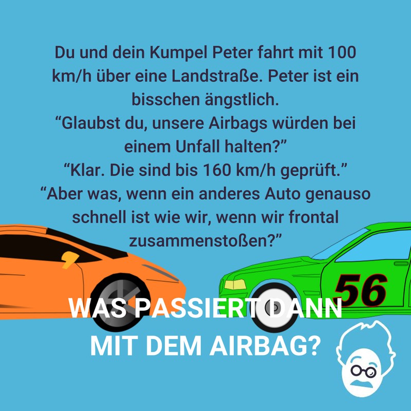 Airbags bei 100 km/h