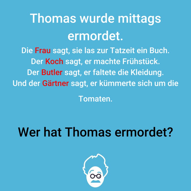 Wer hat Thomas ermordet?