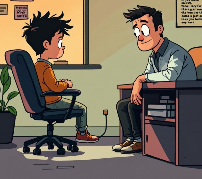 Papa hat falsche Erwartungen geweckt.