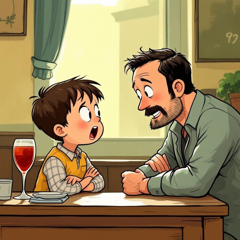 Wernn Papa nicht zuhört, selber schuld.