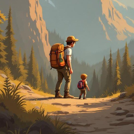 Vater-Sohn-Zeit bringt interessanten Gesprächsstoff.