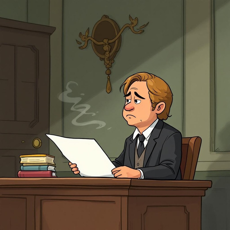 Der letzte Wille wird verlesen.