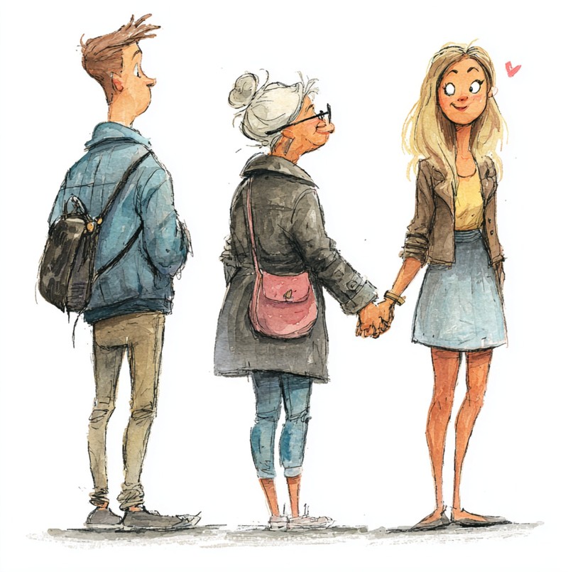 Die Schwiegertochter ist beliebt.