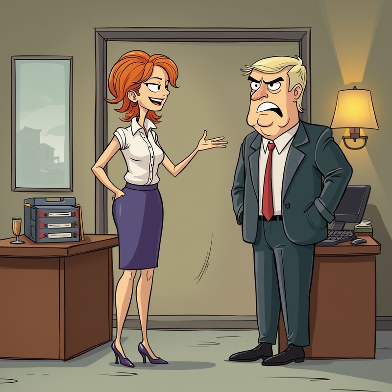Sie weiß, was sie im Büro erwartet.