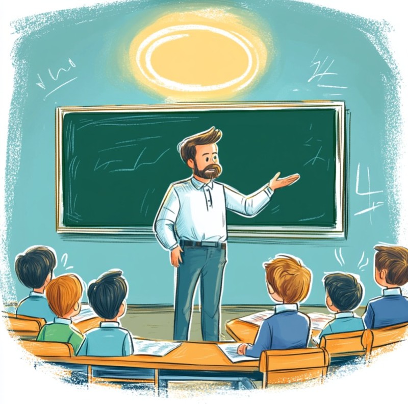 Es gibt einen Unterschied zwischen einem Lehrer und einem Gott.