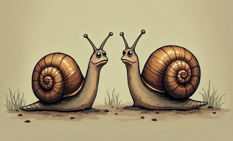 Als Schnecke lebt man gefährlich.