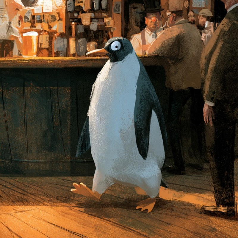 Klassisch: Kommt ein Pinguin in eine Bar ...