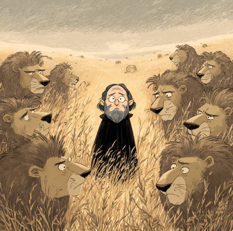 Ob ihm der Glaube weiterhilft?