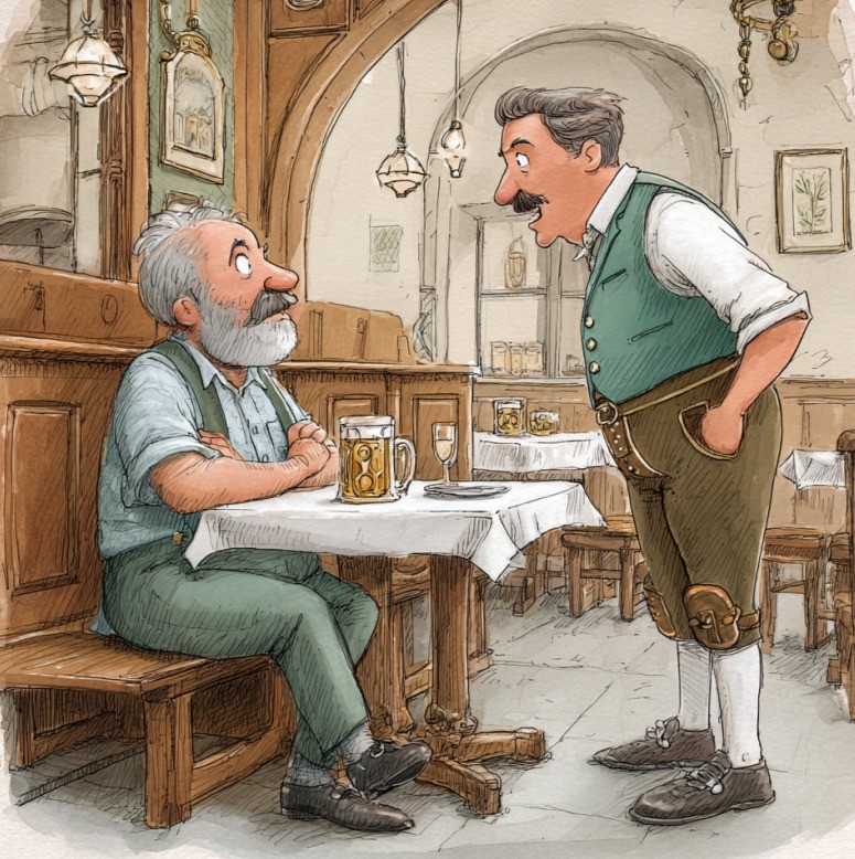 Da hat er sich unklar ausgedrückt.