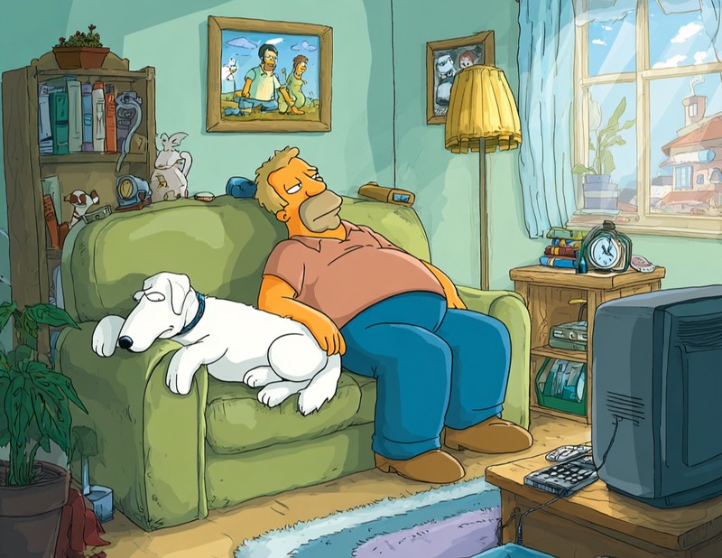 Papa schläft nie offiziell.