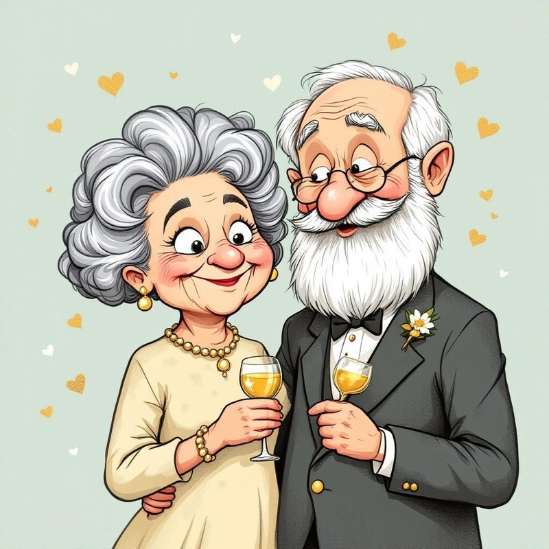 Das ist das Geheimnis einer langen Ehe.