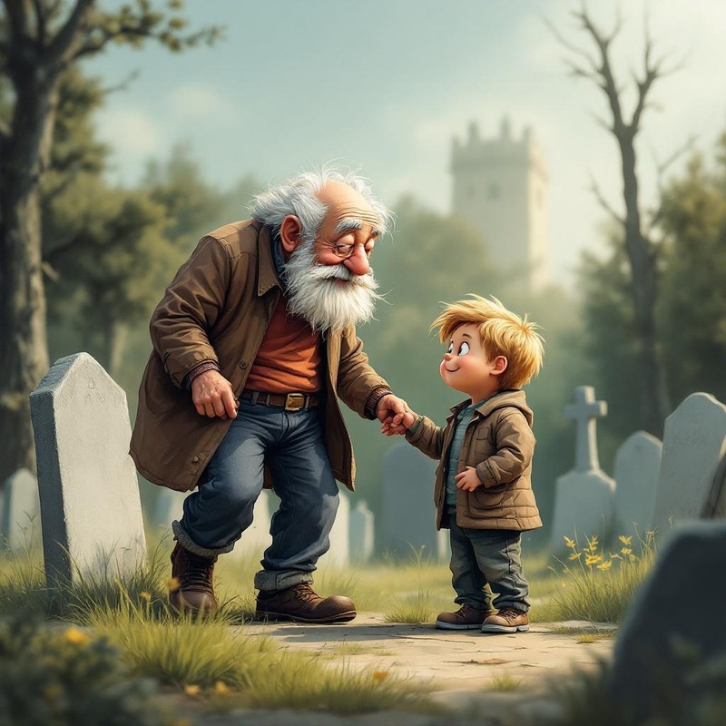 Na hat der Opa ein Glück.