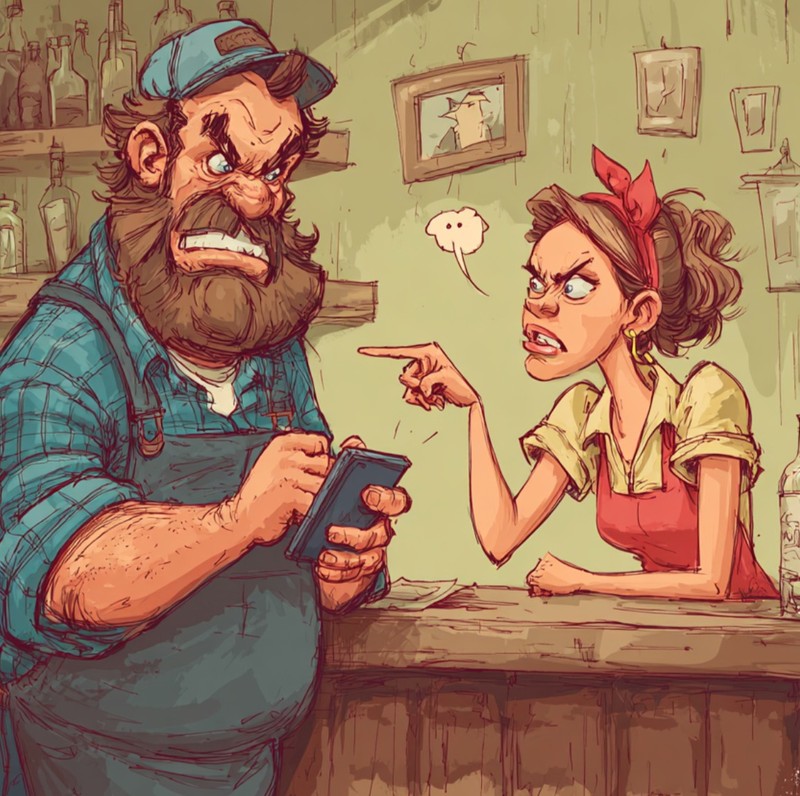 Er will doch bloß das Passwort wissen!