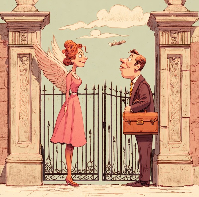 Wiedersehen am Himmelstor.