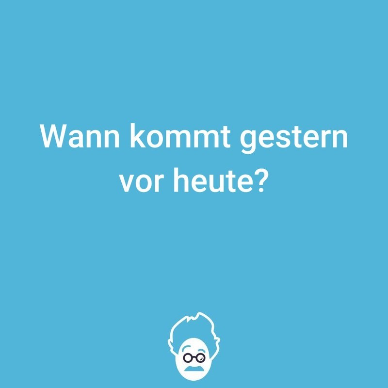 Die Frage ist nicht schwer.