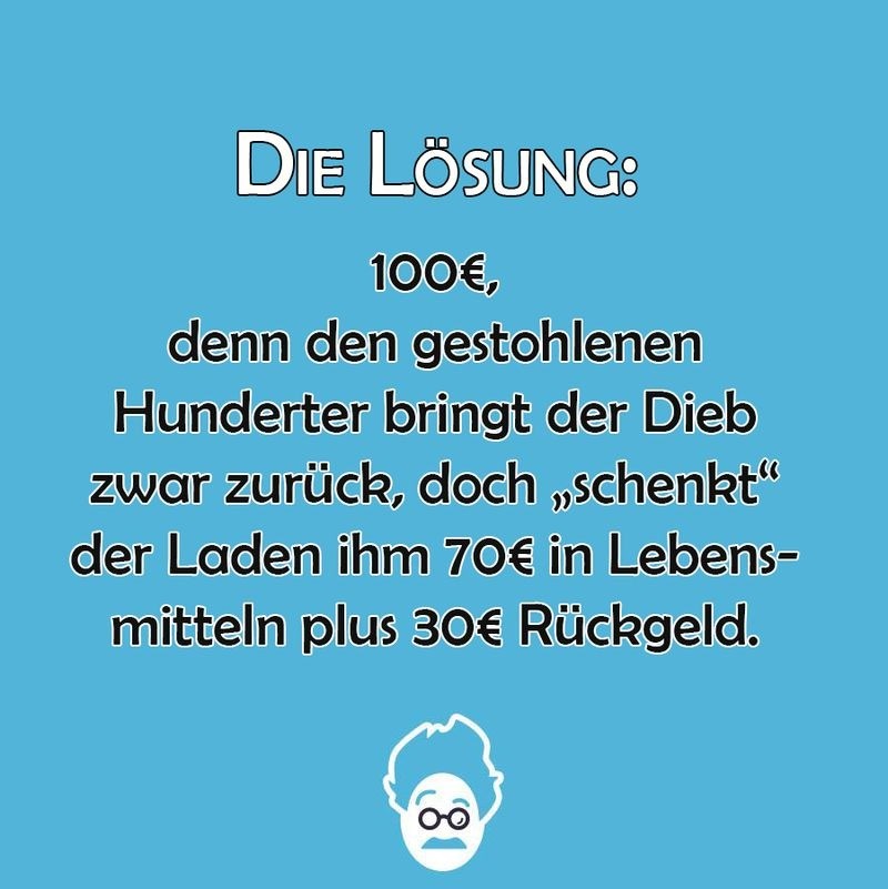Die Auflösung.