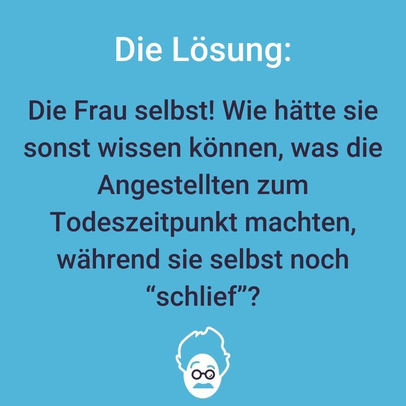 Die Lösung ist klar – wenn man sie kennt.
