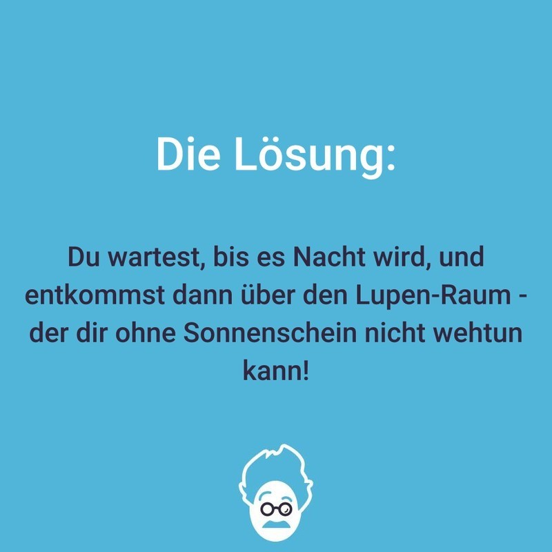 Die Wahl leuchtet ein.