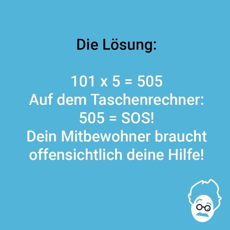 Eine clevere Botschaft.