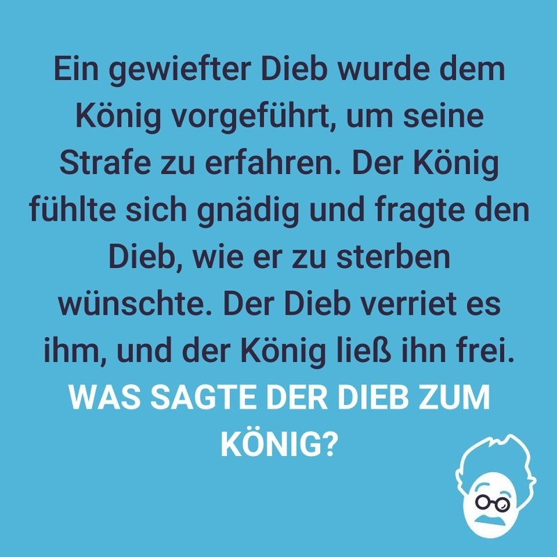 Was sagt der schlaue Gauner?