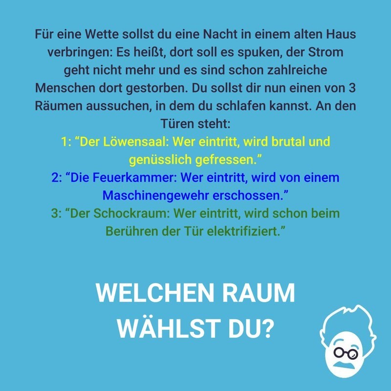 Welche Tür wählst du?