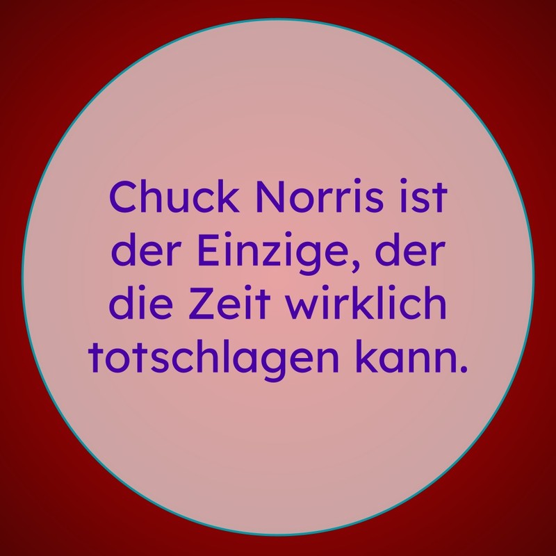 Zeit, fürchte dich!