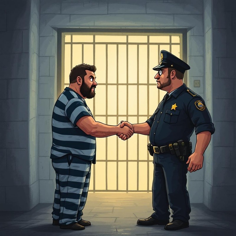 Auch im Gefängnis darf gelacht werden.