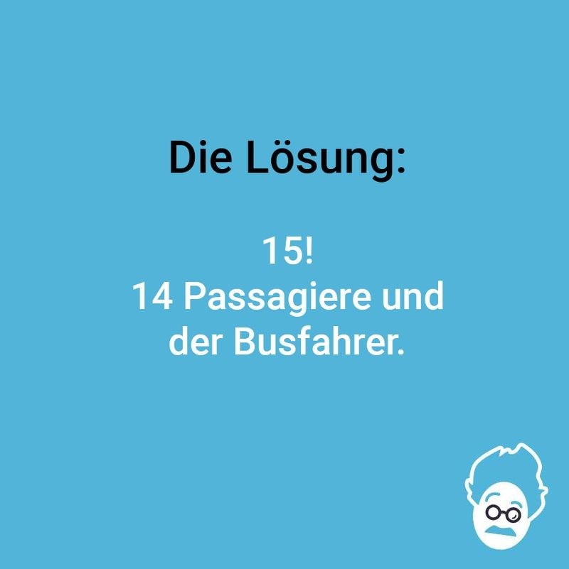Der Eine wird gern vergessen.
